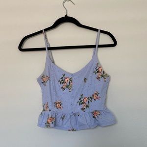 Forever 21 Floral Crop Top